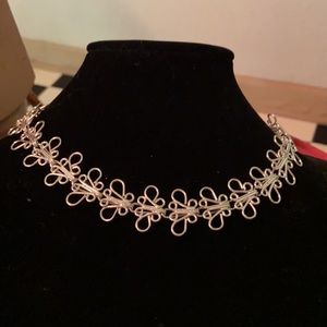 HEAVY Sterling Silver Butterfly Necklace 54 GRAMS!